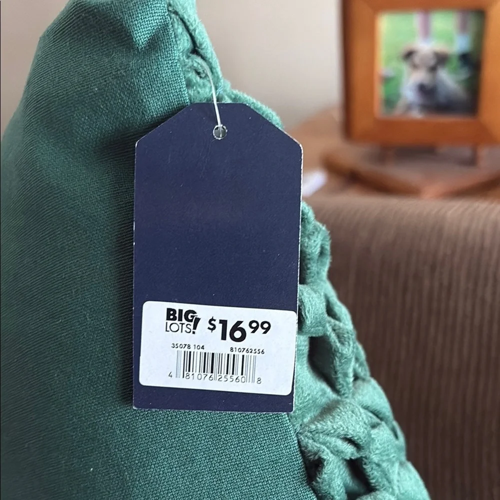 Solaj Home Green Textured Pillow 2pc Set - Picture 3 of 3